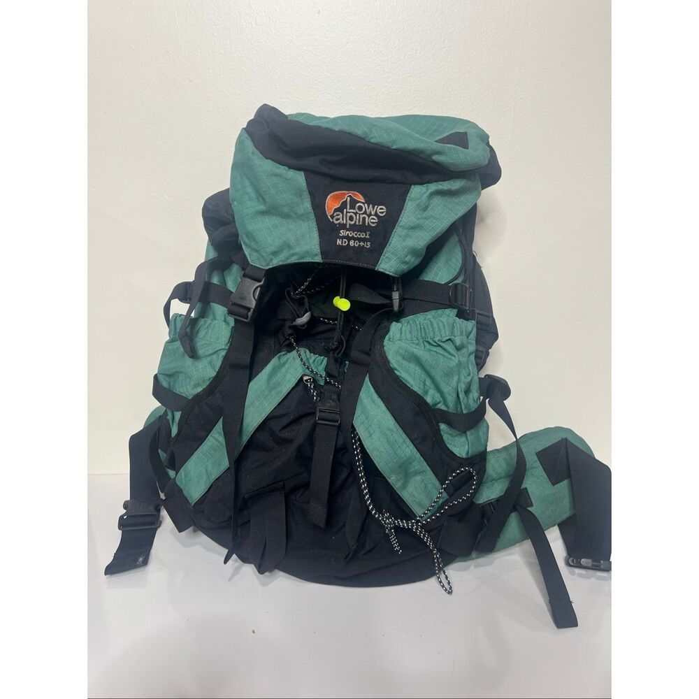 Lowe Alpine Green Sirocco I ND 60+15 Hiking Climbing Backpack